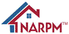 Logo for NARPM, National Association of Residential Property Managers, a red and blue house symbol with text below.